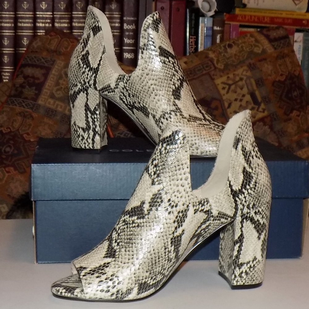 Cole Haan Electa Boccia snake Leather US 9.5